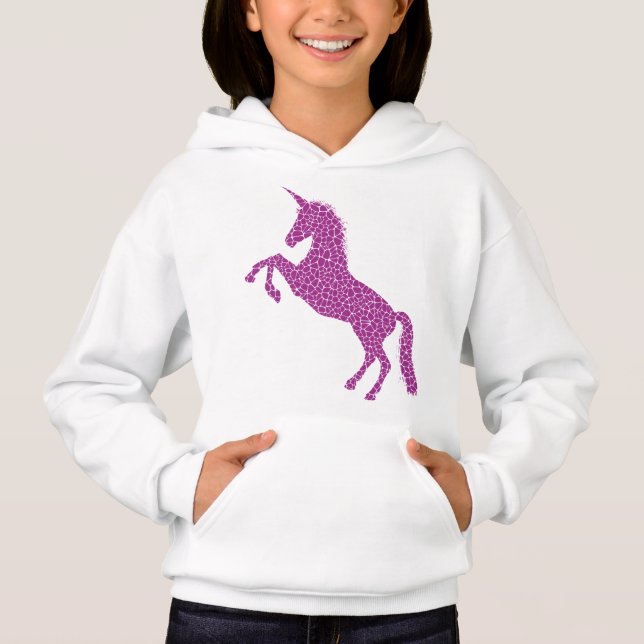Girly Modern Pink Unicorn (Frente)