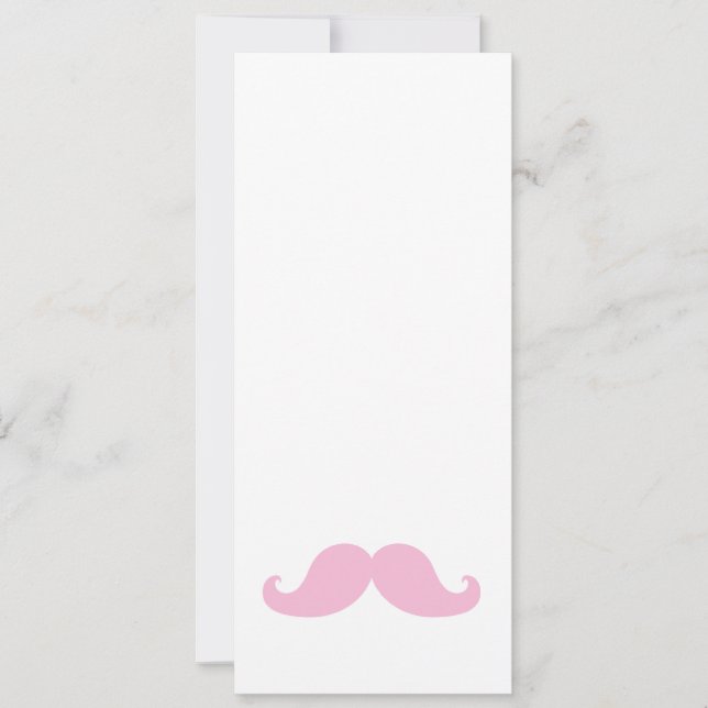 Girly Pink Mustache (Frente)