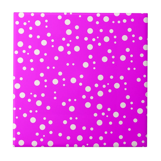 Girly Solid Pink Fuchsia Wall | Rosa Brilho (Frente)