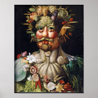 Giuseppe Arcimboldo Vertumnus Vegetable Man Poster