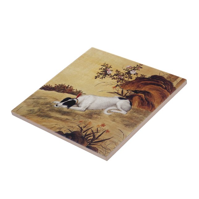 ~ Giuseppe Castiglione~ do galgo do ~ do 蓦空鹊 de (Lateral)