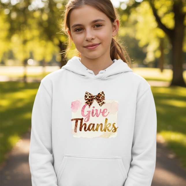 Give Thanks T-Shirt | Floral Fall Coquette Shirt (Criador carregado)