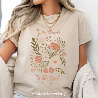 Give Thanks to the Lord T Shirt 