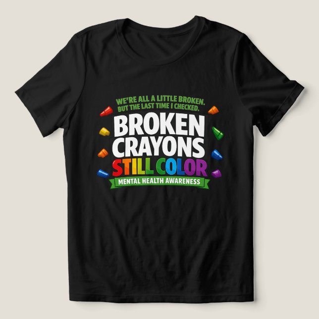 Giz Crayons Quebrados (Design frontal)