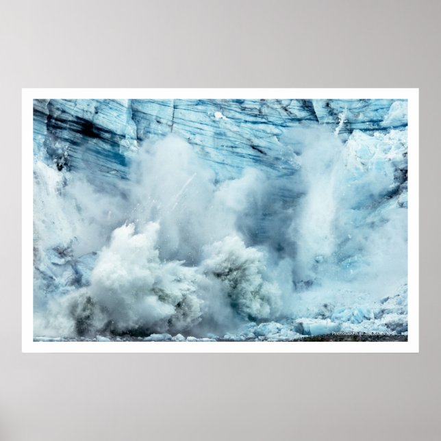 Glaciar Calving Poster (Frente)
