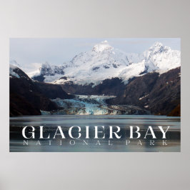 Glacier Bay Poster, Alaska Impressão