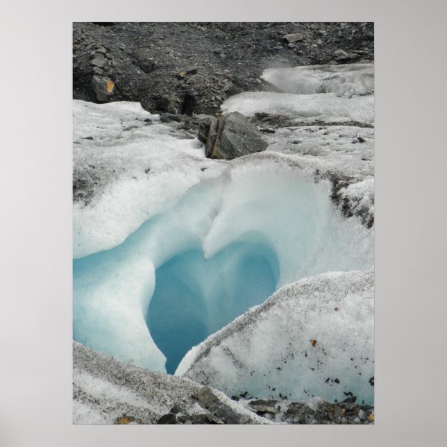 Glacier Heart Poster (Frente)