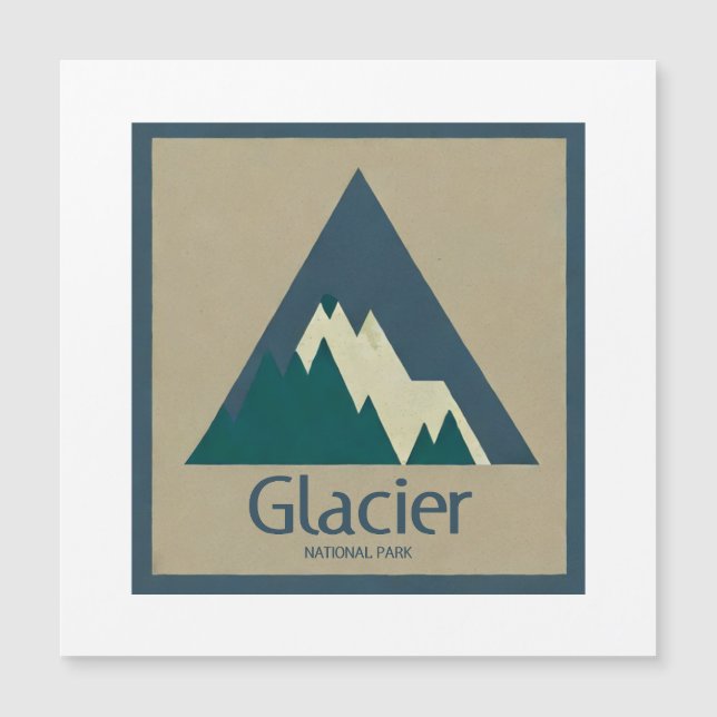 Glacier National Park Rustic (Frente)
