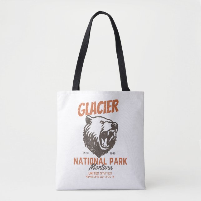 Glacier National Park, Viagem Tote bag (Frente)