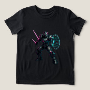 Gladiador Cibernético – Guerreiro da Lâmina Neon