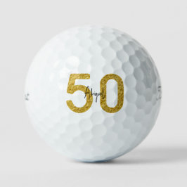 Glam 50th Birthday Custom Titleist Pro V1