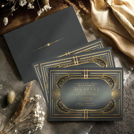 Glam Art Deco Chá de panela de Casamento ID1033