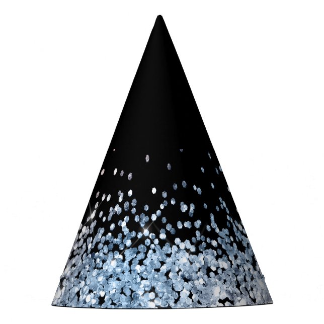 Glam brilhando, rosa e chapéu de festa azul (Frente)