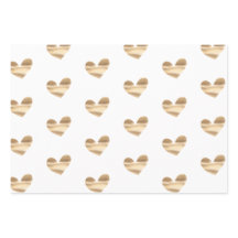 Glam Dourado branco e rosa e corações leopardo