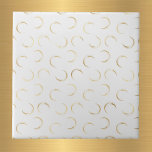 Glam Dourado Moons White<br><div class="desc">Azulejo branco com luas de ouro.</div>