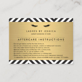 Glam Eyelashes com Cartão de Aterrissagem Padrão N