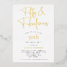Glam FIfty Fabulous Script Real 