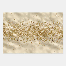Glam Girly Dourado Glitzy Glitter Sparkle Confetti
