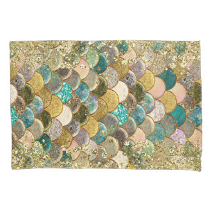 Glam Smermaid Scales Glitter Sparkle Modern Chic
