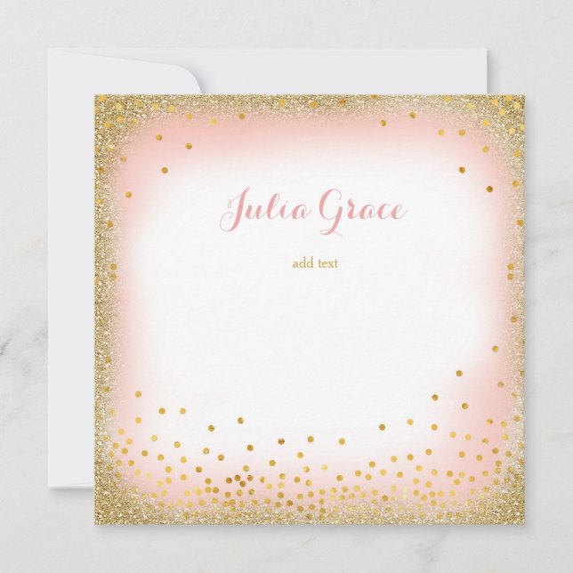 Glama Rosa Adicionar seu Texto (Frente)