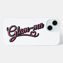 Glamma preto/rosa em branco