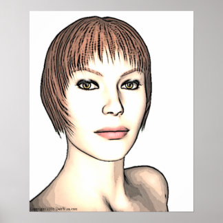 Glamor Girl Impressão