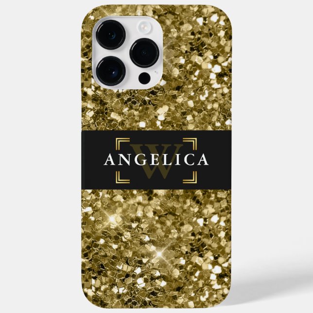 Glamor Monograma Esparto Dourado Metálico (Verso)