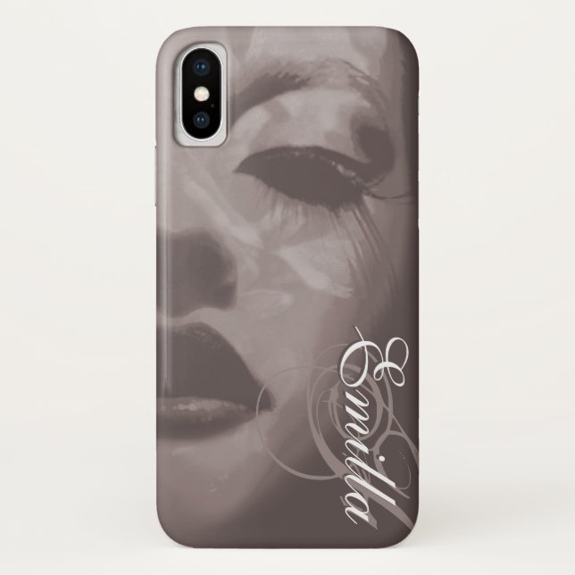 Glamor pintou capas de iphone de moda mono (Verso)