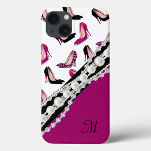 Glamoroso Stiletto Alto Saltos e Gemas Faux