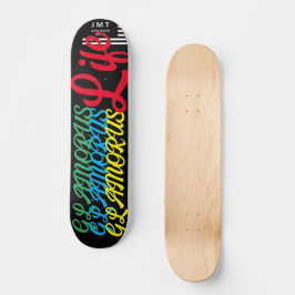 GLAMORUS LIFE JMT 7, 3/4", skateboard Deck
