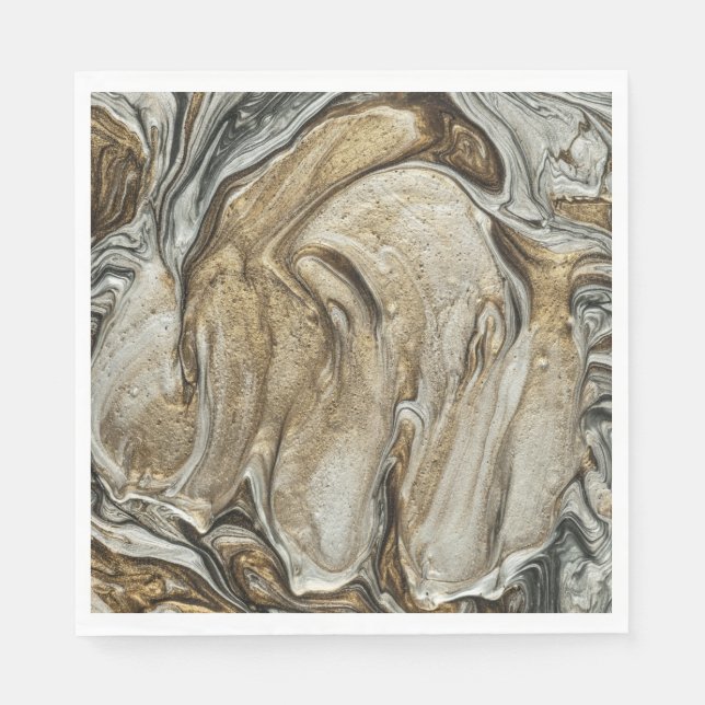 glamour 003 cores castanhas líquidas guardanapos (Frente)