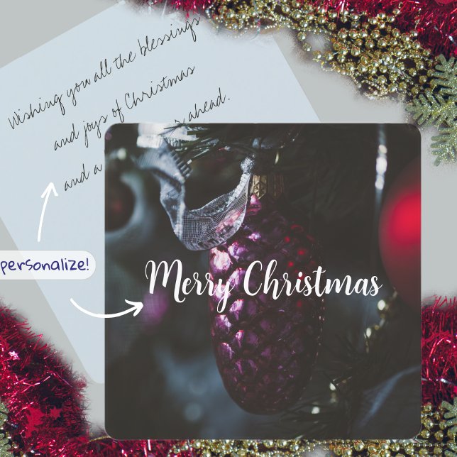 Glamour Negro Feliz Natal (Criador carregado)