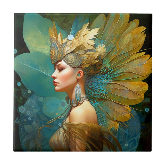 Glamourous Fairy Woman Fantasy Art (Frente)