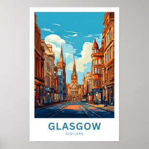 Glascou Scotland Viagem Impressão