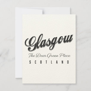 Glasgow Escócia "O Querido Lugar Verde"