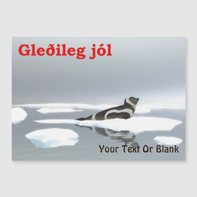 Gleðileg Jól - Fecho De Fita (Frente)