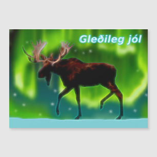 Gleðileg jól - Luzes de Norte Moose
