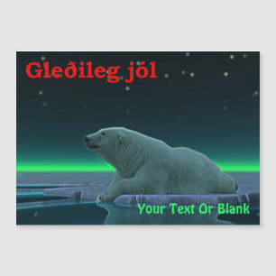 Gleðileg Jól - Urso Polar De Borda Do Gelo
