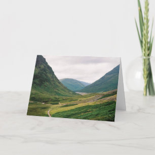 GLEN COE, SCOTLAND CARTÃO