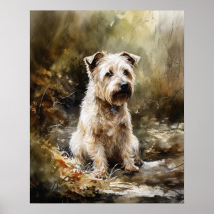 Glen Of Imaal Terrier Dog Art Impressão
