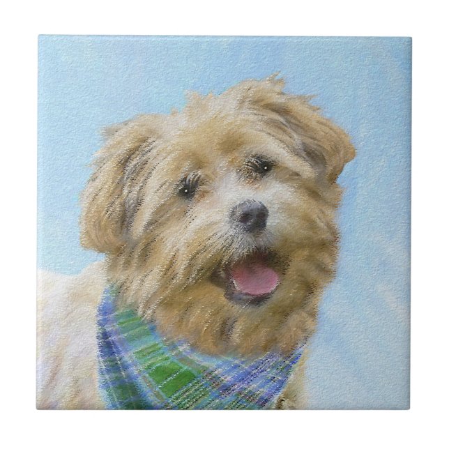 Glen of Imaal Terrier Painting - Arte Original de  (Frente)