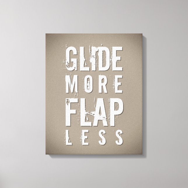 Glide Mais Flap Menos Slatado| Decoração de Parede (Frente)
