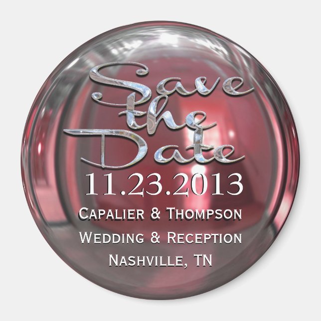 Glimmer Imã salve a data (Frente)