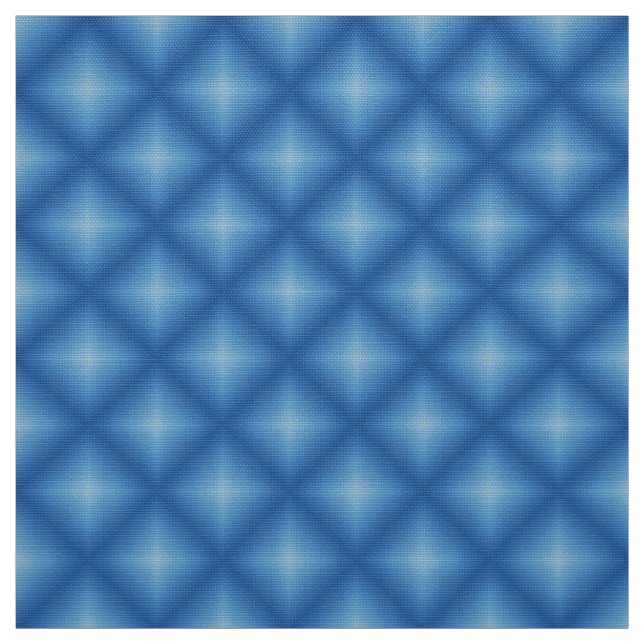 Glitch2 Tecido de padrão azul de diamante impresso (Modelo)