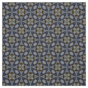 Glitch2 tecido de padrão de cor azul-meia-noite