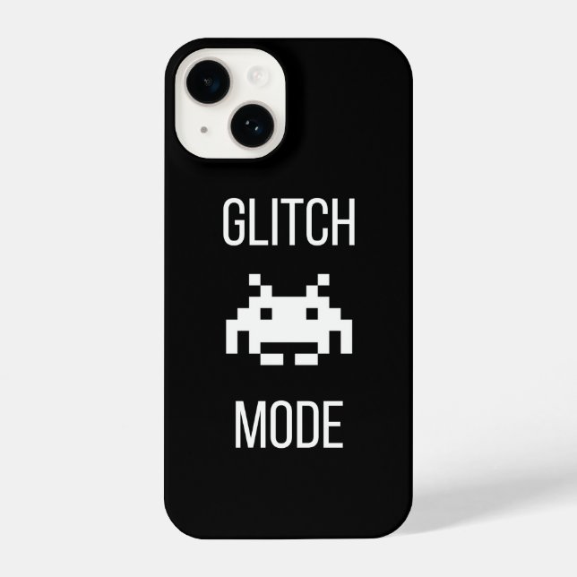 GLITCH / MODE Phone Case – DarkGG Minimal Design (Verso)