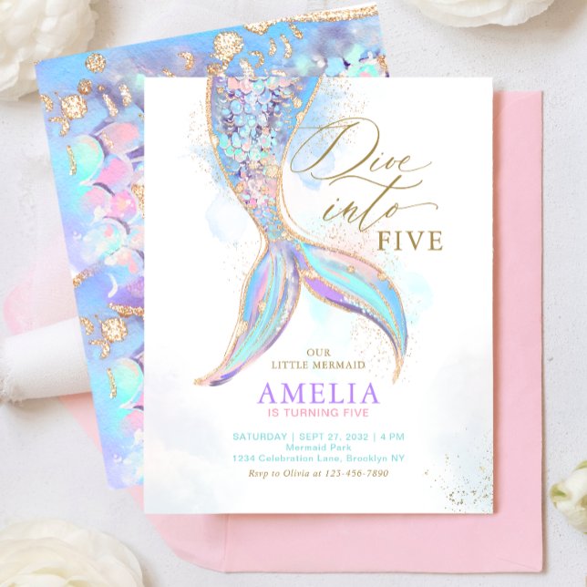 Glitter BUDGET Smermaid Tail mergulha em Criança A (Criador carregado)