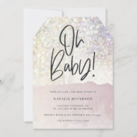 Glitter, classe de brilho oh baby! festa de chá