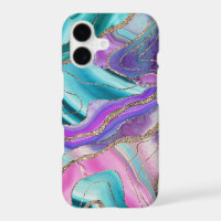 Glitter de Agate de Sereia do Unicórnio #1 #marble