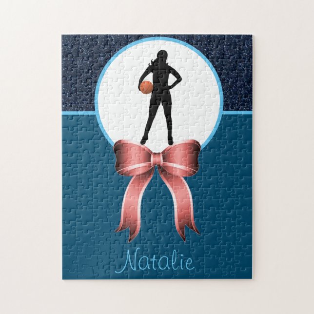 Glitter de basquete e Quebra-cabeça de Arco (Vertical)